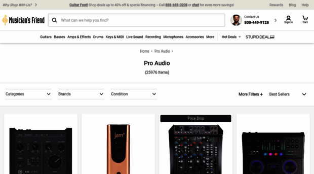 pro-audio.musiciansfriend.com