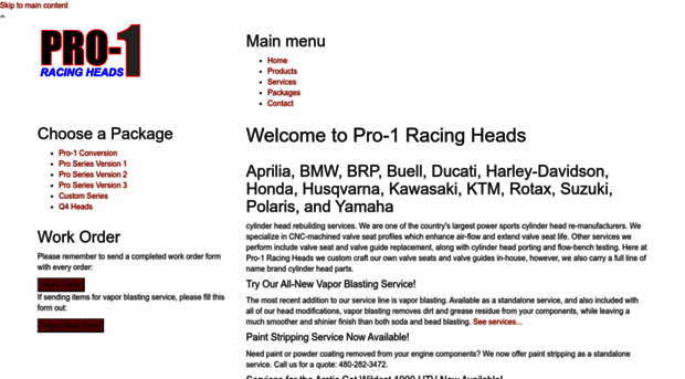 pro1racingheads.com