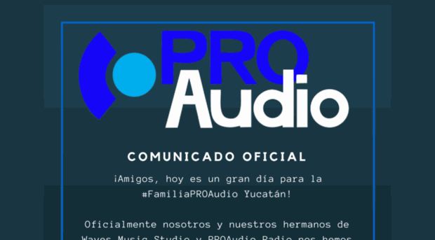 proaudioradio.com.mx