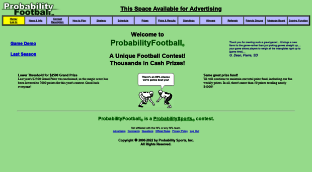 probabilityfootball.com