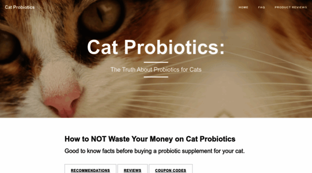 probioticsforcats.com