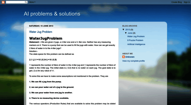 problemsandsolutionsforai.blogspot.com