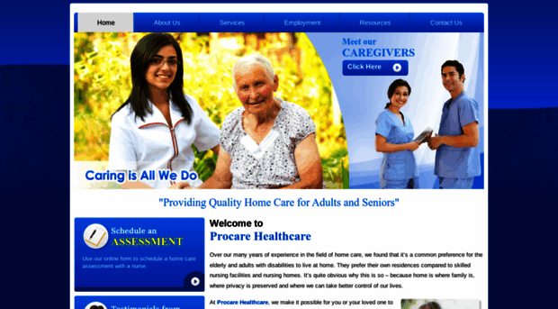 procarehealthcare.com