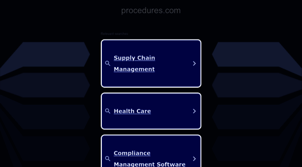 procedures.com