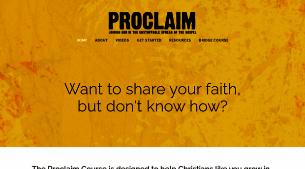 proclaimcourse.org