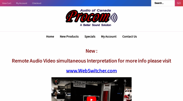 procomaudio.com