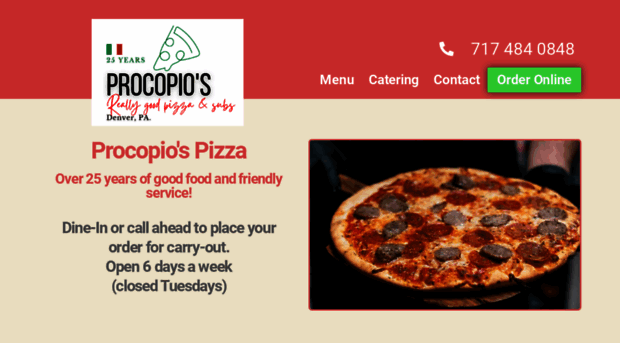 procopiospizza.com