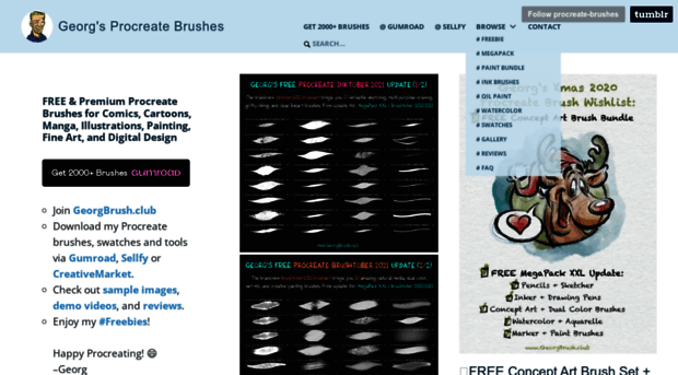 procreate-brushes.com