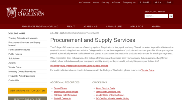 procurement.cofc.edu