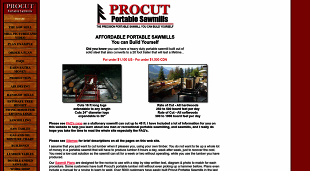 procutportablesawmills.com