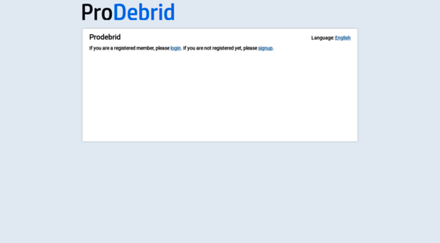 prodebrid.com