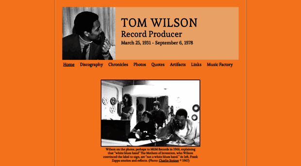 producertomwilson.com