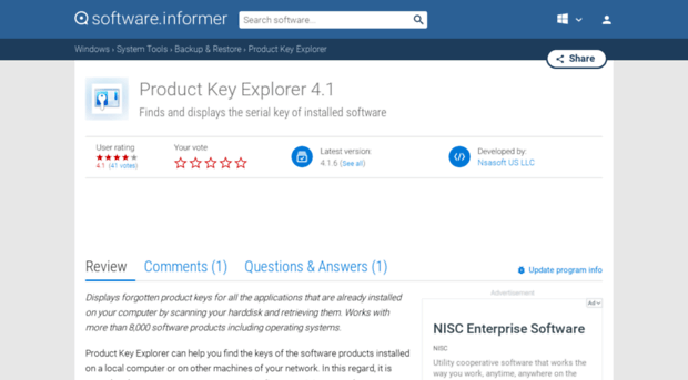 product-key-explorer.software.informer.com