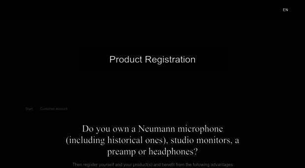 product-registration.neumann.com