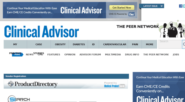 productdirectory.clinicaladvisor.com