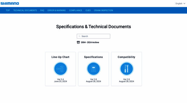 productinfo.shimano.com