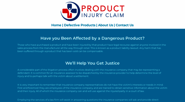 productinjuryclaim.com