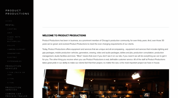 productproductions.com