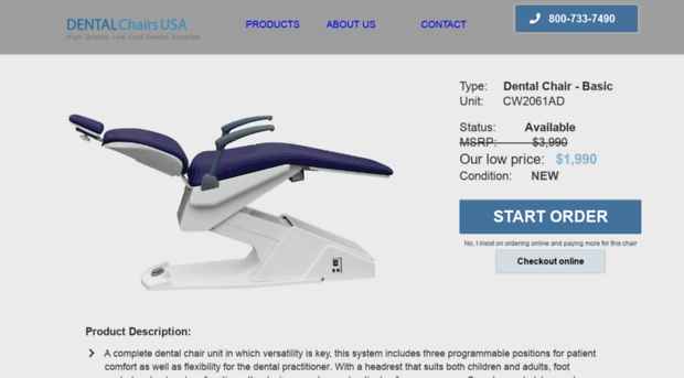 products.dentalchairsusa.com