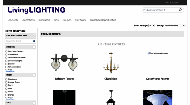 products.livinglighting.com