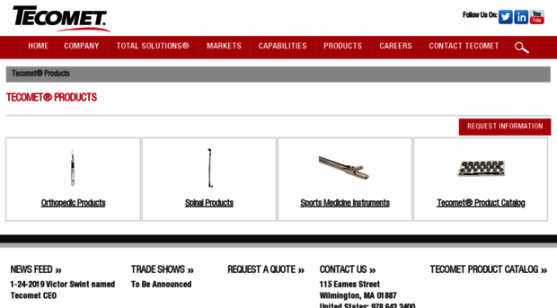 products.tecomet.com