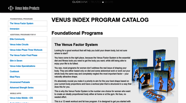 products.venusindex.com