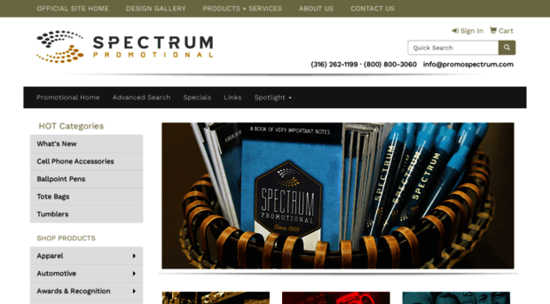 productsearch.spectrumpromotional.com