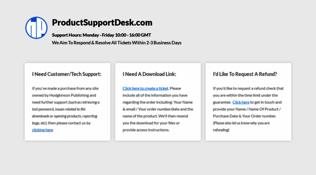 productsupportdesk.com