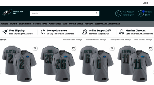 proeaglesshop.com