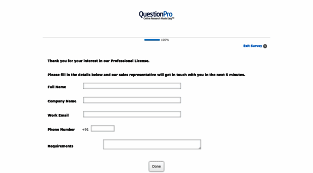 professional-license-india.questionpro.com