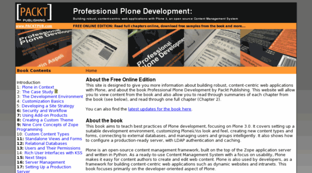 professional-plone-book.packtpub.com