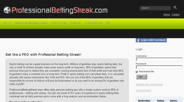 professionalbettingstreak.com