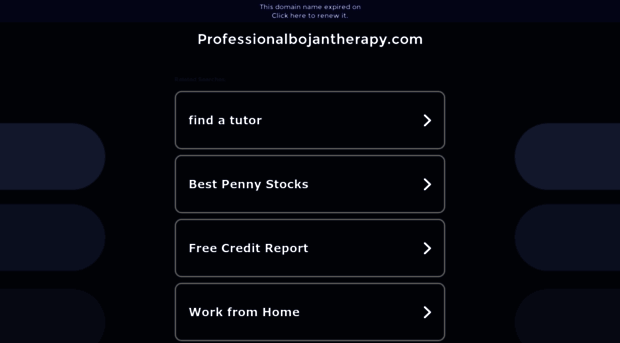 professionalbojantherapy.com