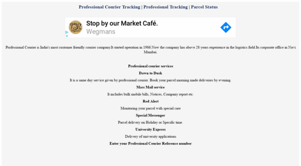 professionalcouriertracking.in