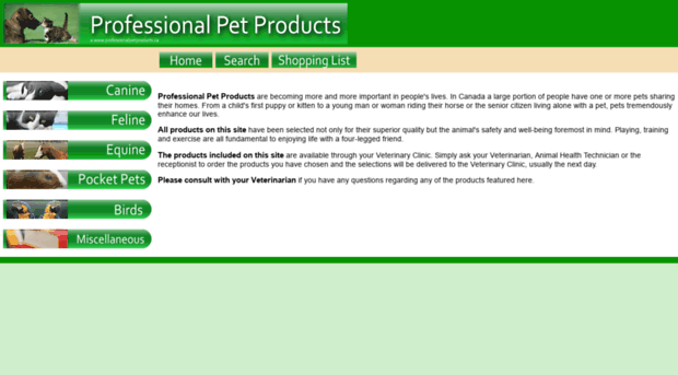 professionalpetproducts.ca