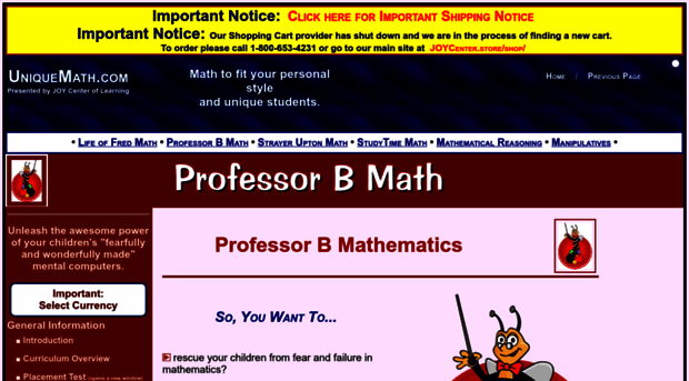 professorbmath.uniquemath.com