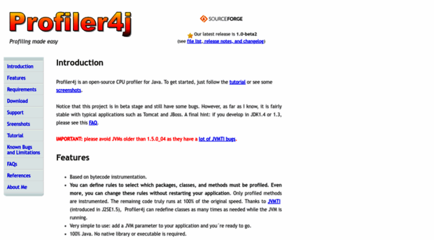 profiler4j.sourceforge.net