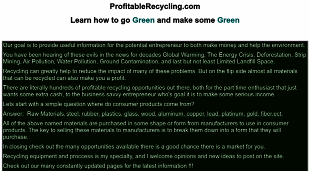 profitablerecycling.com