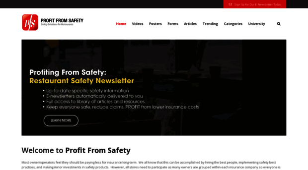 profitingfromsafety.com