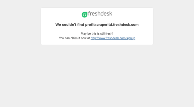 profitscraperltd.freshdesk.com