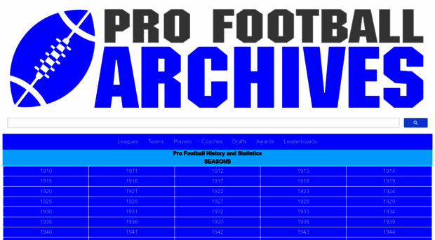 profootballarchives.com