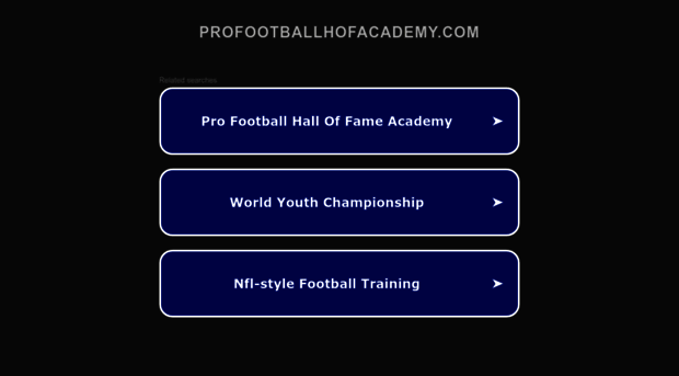 profootballhofacademy.com