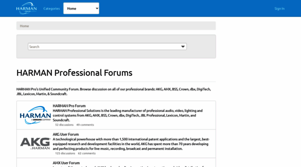 proforums.harman.com