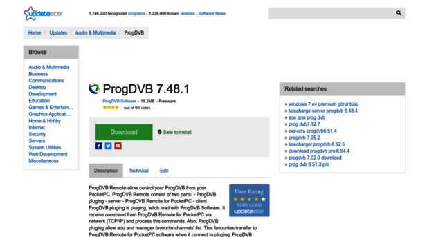 progdvb.updatestar.com