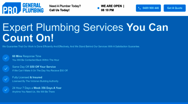 progeneralplumbing.com.au