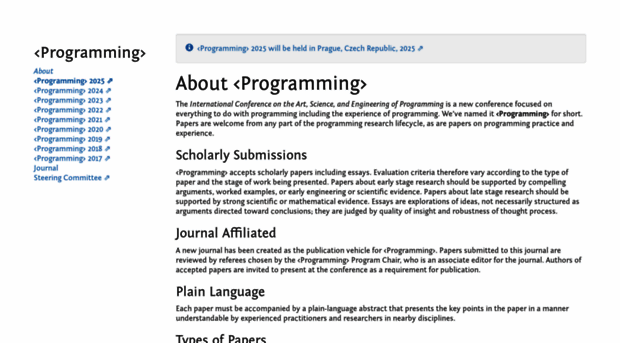 programming-conference.org