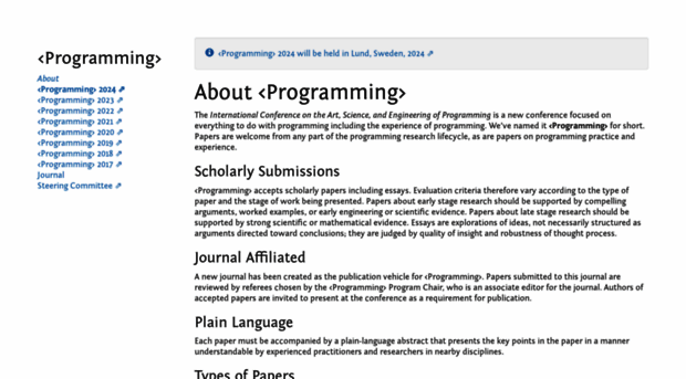 programmingconference.org