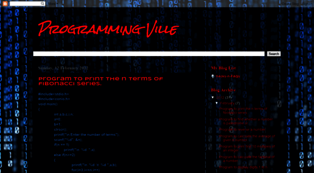 programmingville.blogspot.com