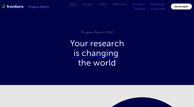 progressreport.frontiersin.org