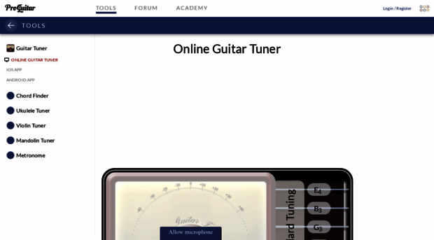 proguitartuner.com